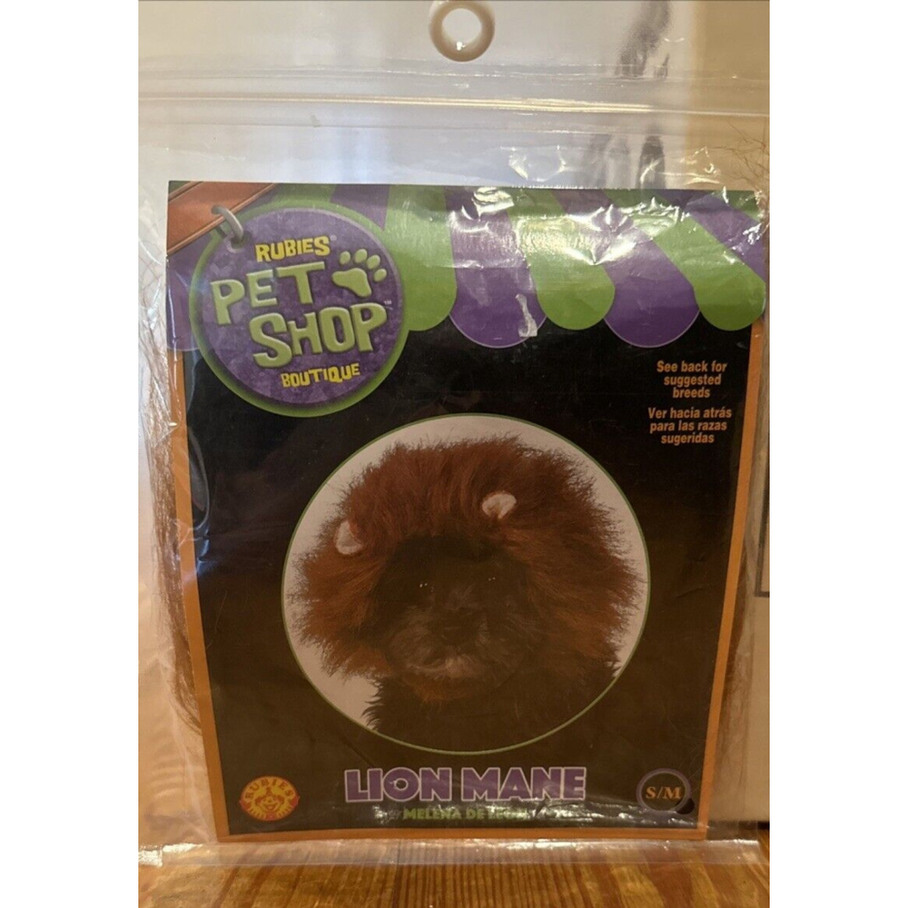 Rubies Pet Shop Lion's Mane Small/Medium Dog Pet Costume NEW